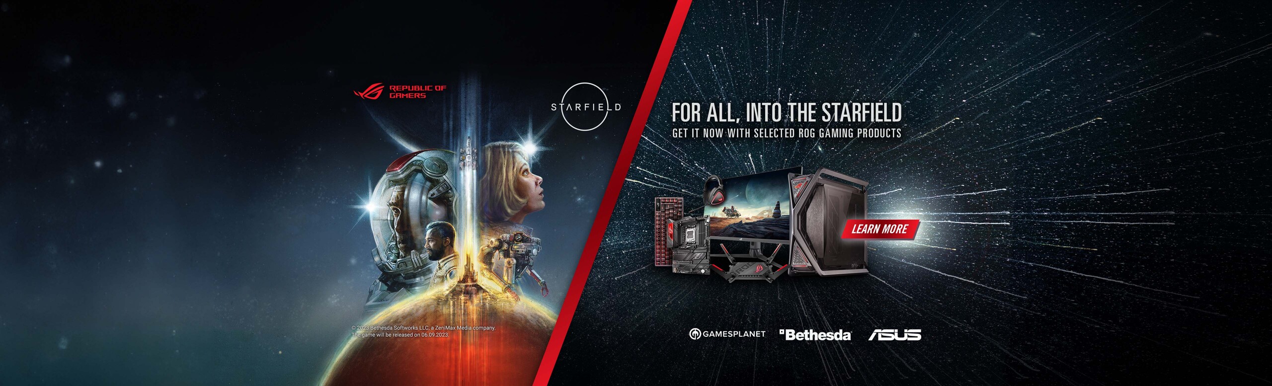 Purchase participating ROG products and get STARFIELD!