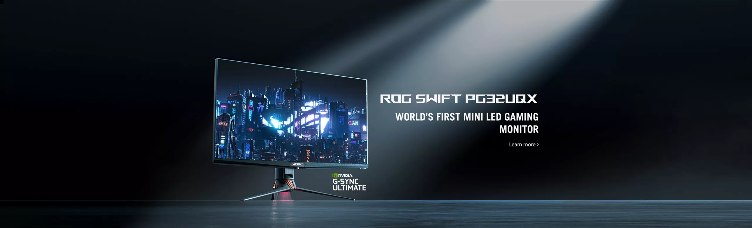 World's first mini led gaming monitor