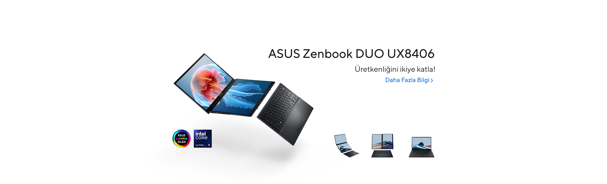 ASUS Zenbook DUO UX8406 ile Üretkenliğini ikiye katla!
