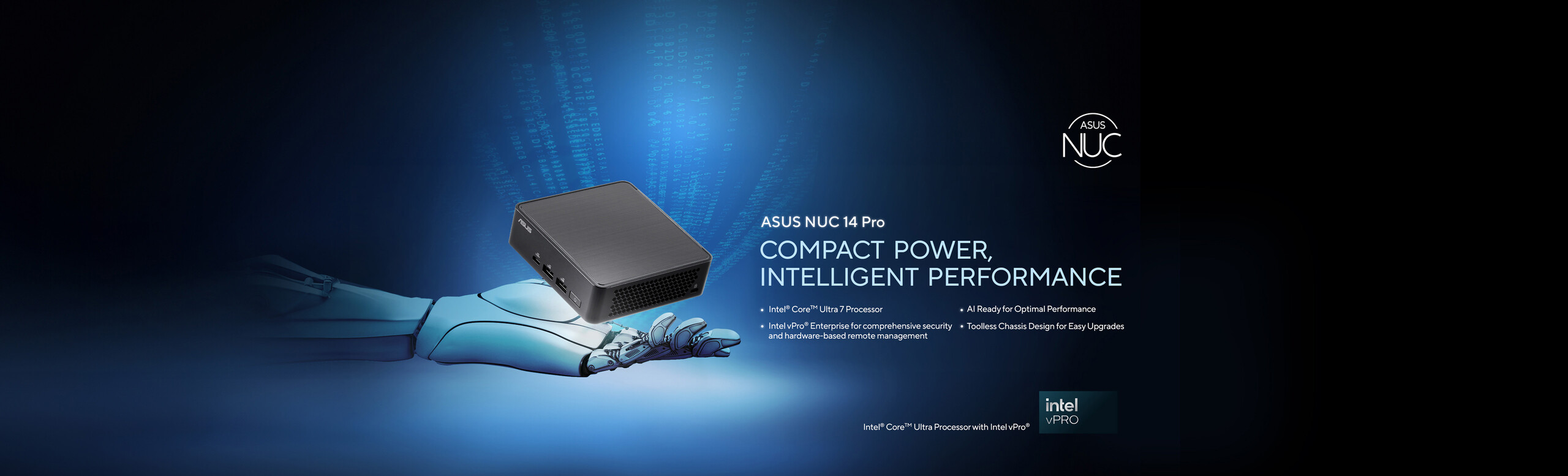 Image of  ASUS NUC 14 Pro  Compact Power, Intelligent Performance
