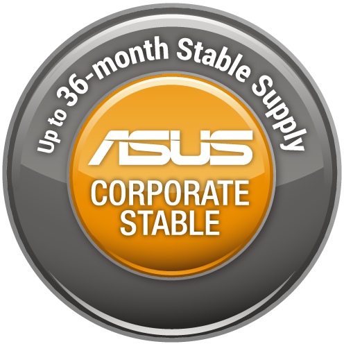 ASUS corporate stable model up to 36-month stable supply logo
