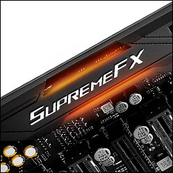 Close up of SupremeFX Hi-Fi audio bay