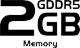 Gigantic 3GB GDDR5 Memory