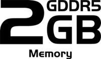 1GB GDDR5 Memory