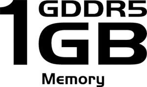 Gigantic 1GB GDDR5 Memory