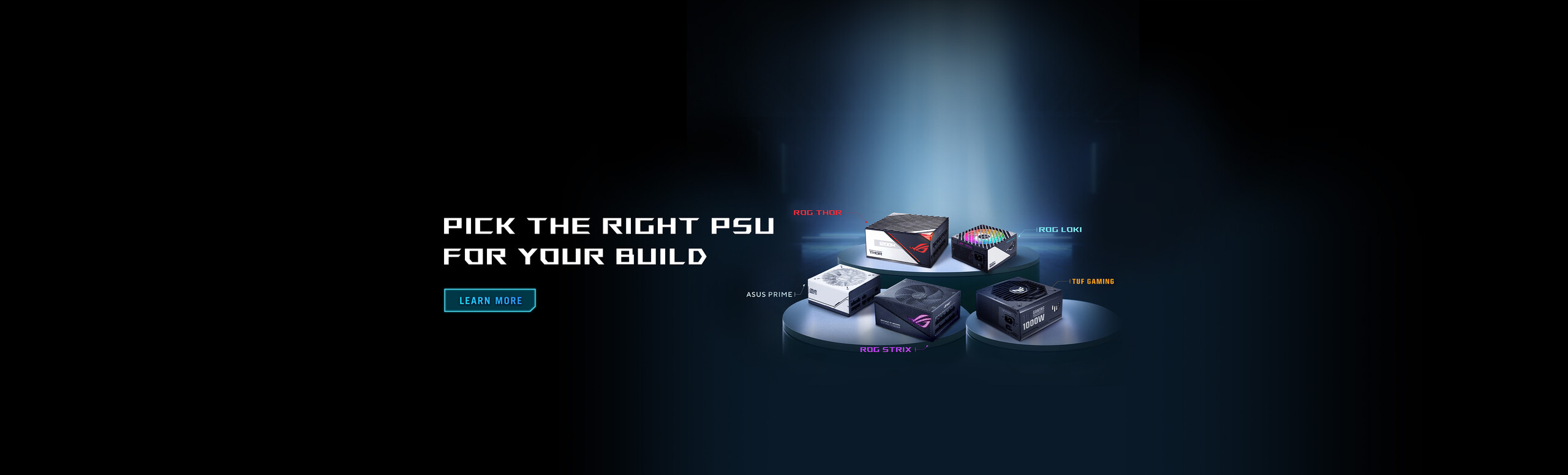 ASUS power supply all series banner