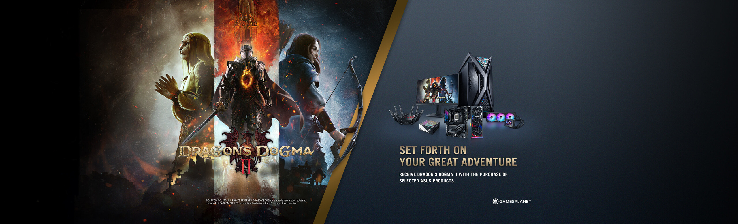 Buy eligible ASUS products and receive Dragon's Dogma II!