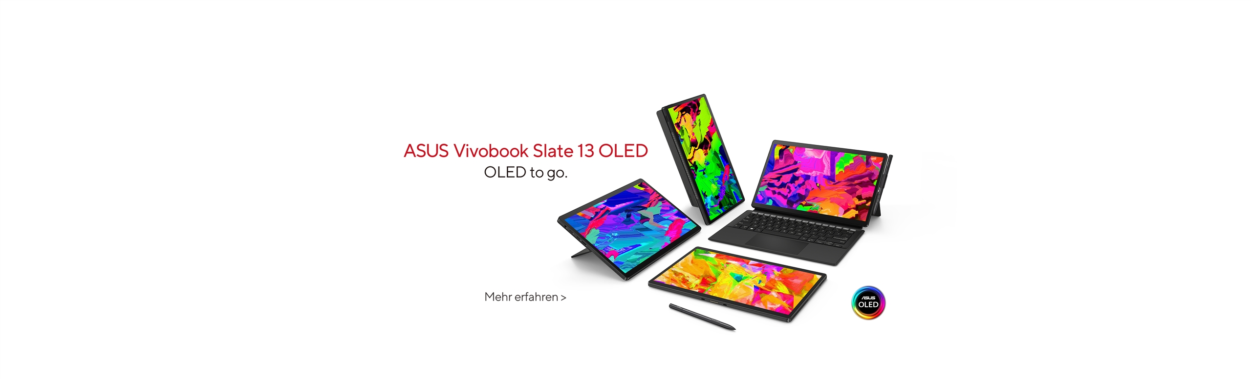 Das neue Vivobook 13 Slate OLED T3300 entdecken