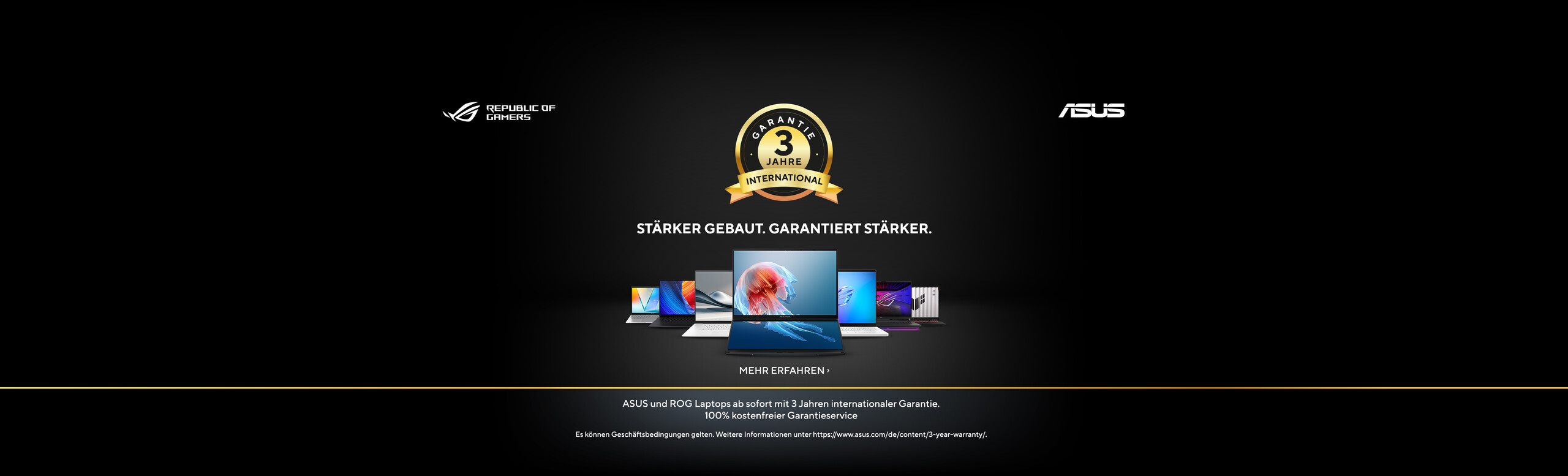 ASUS 3 Jahre Herstellergarantie