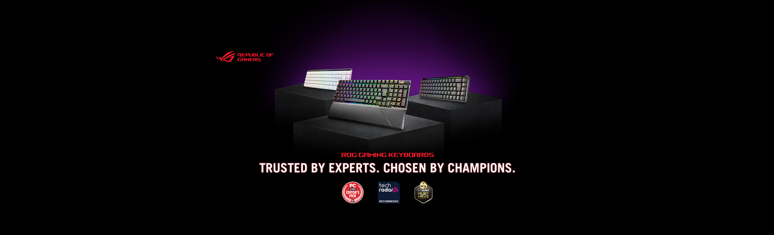 Award Winning ROG Keyboards
