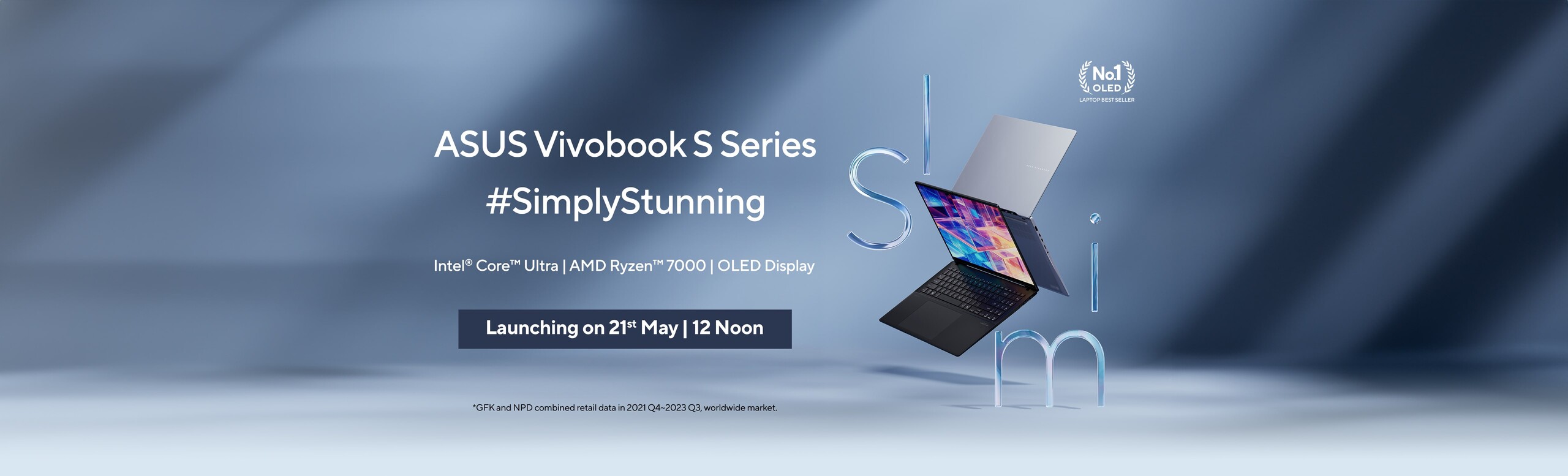 Vivobook S series pre launch banner