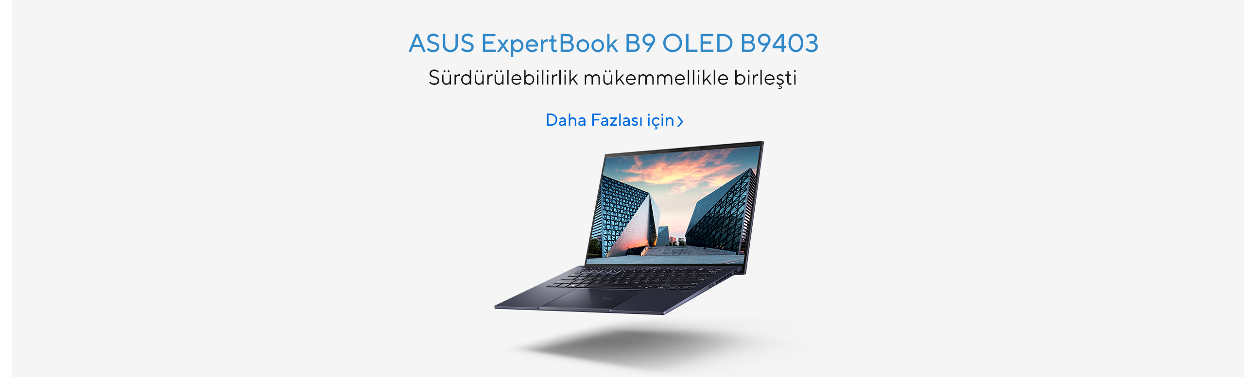 Sürdürülebilirlik mükemmellikle birleşti - ASUS ExpertBook B9 OLED B9403