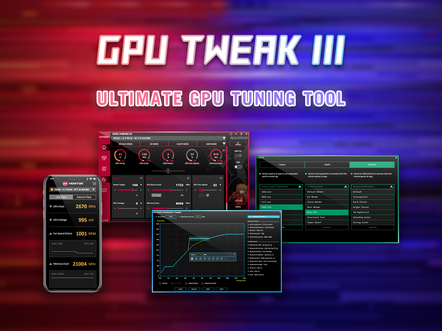 ASUS GPU Tweak III key visual
