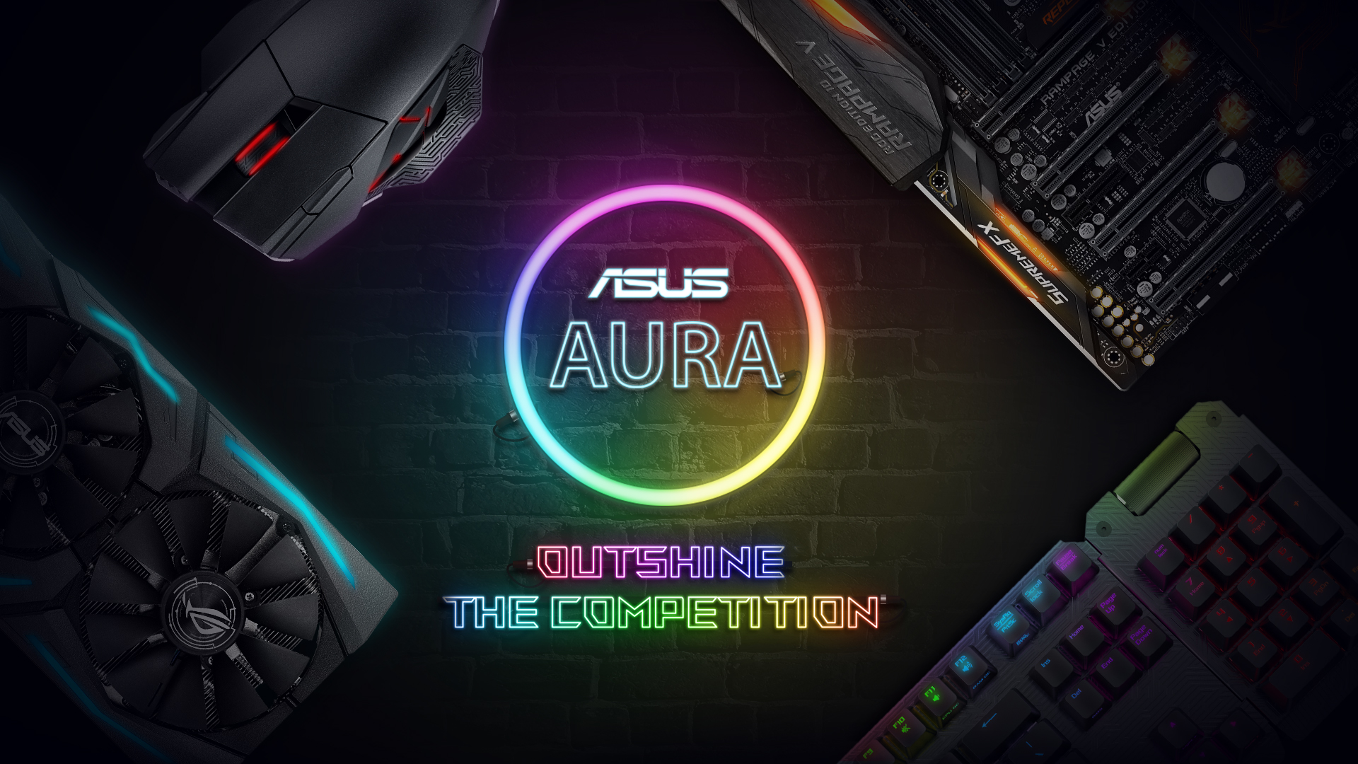 asus aura hub