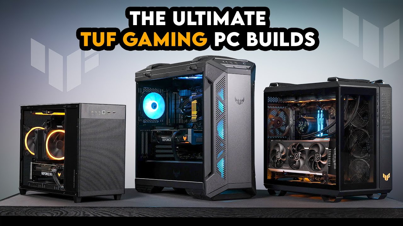 ASUS TUF Gaming PC Build using GT501, GT502 & 