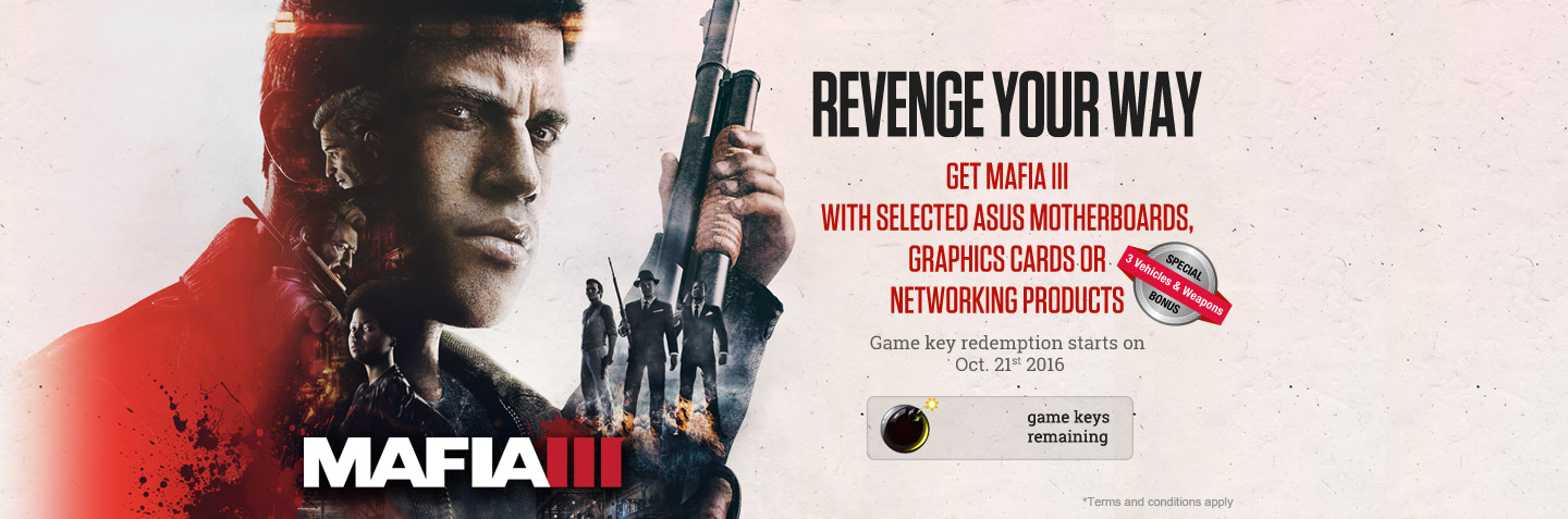 ASUS Announces Mafia III Game Bundles