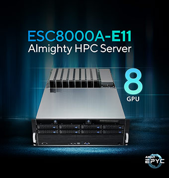 ASUS ESC8000A-E11 GPU server