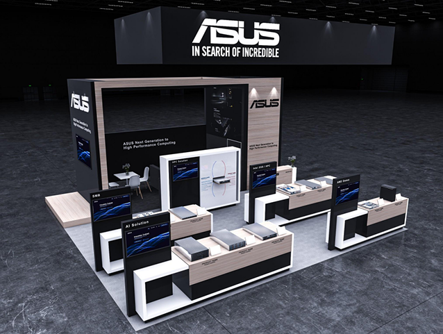 ASUS SC22 booth design