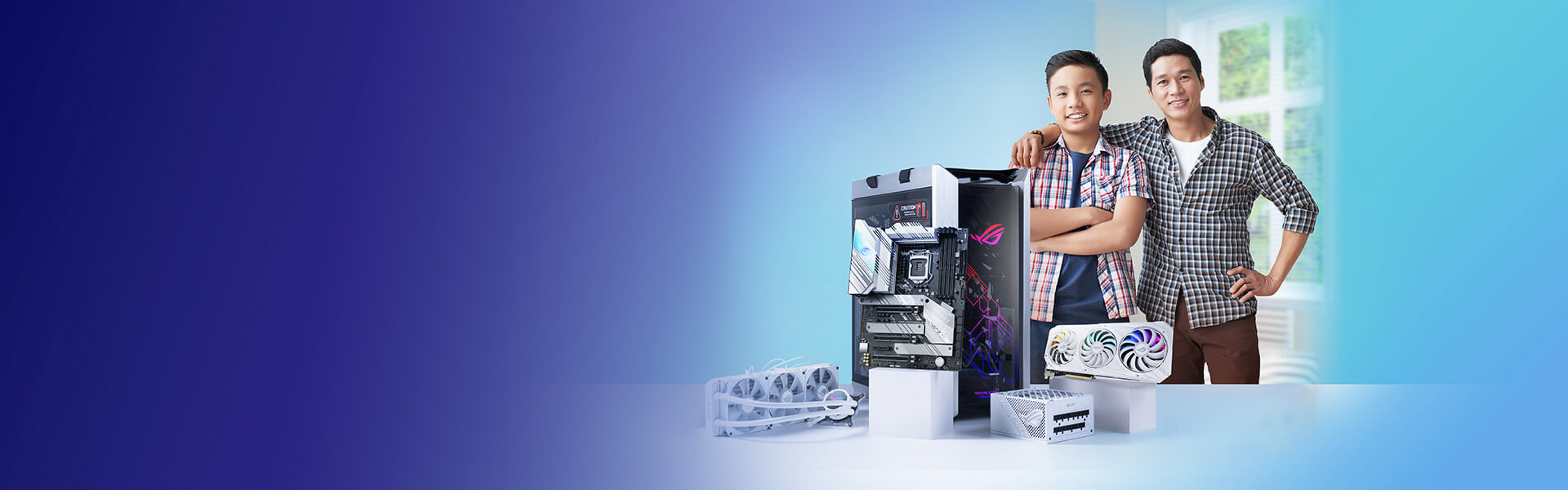 ASUS PCDIY: Let's Build Together. Plan your perfect PC with our 1-2-3 step build creator!