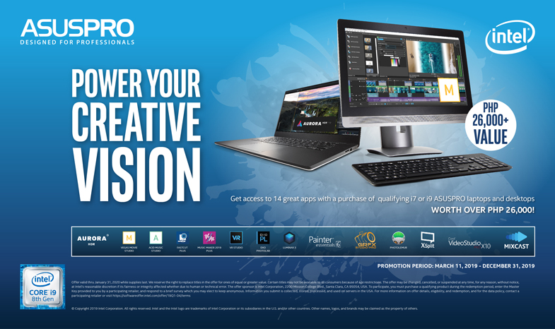 Asuspro Software Starter Pack Ssp Program Intel Ultimate Creativity Pack