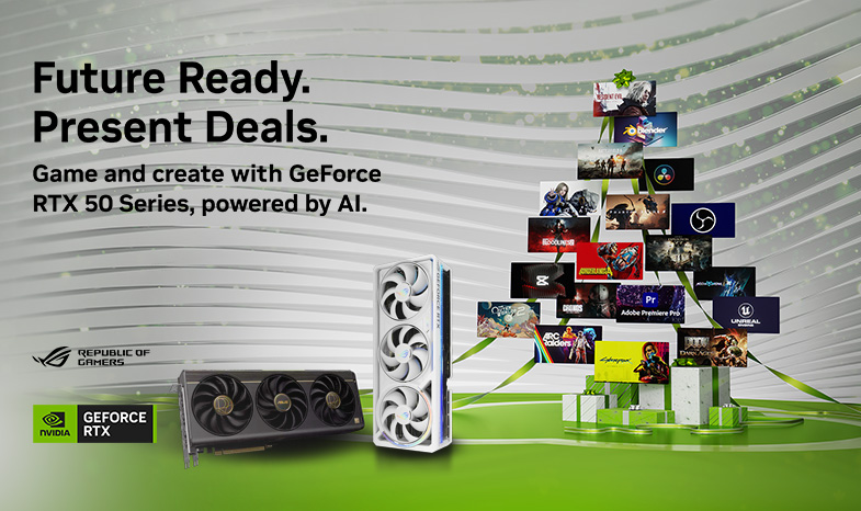 ASUS GeForce RTX 50 Series Graphics Card Holiday Sales 2025