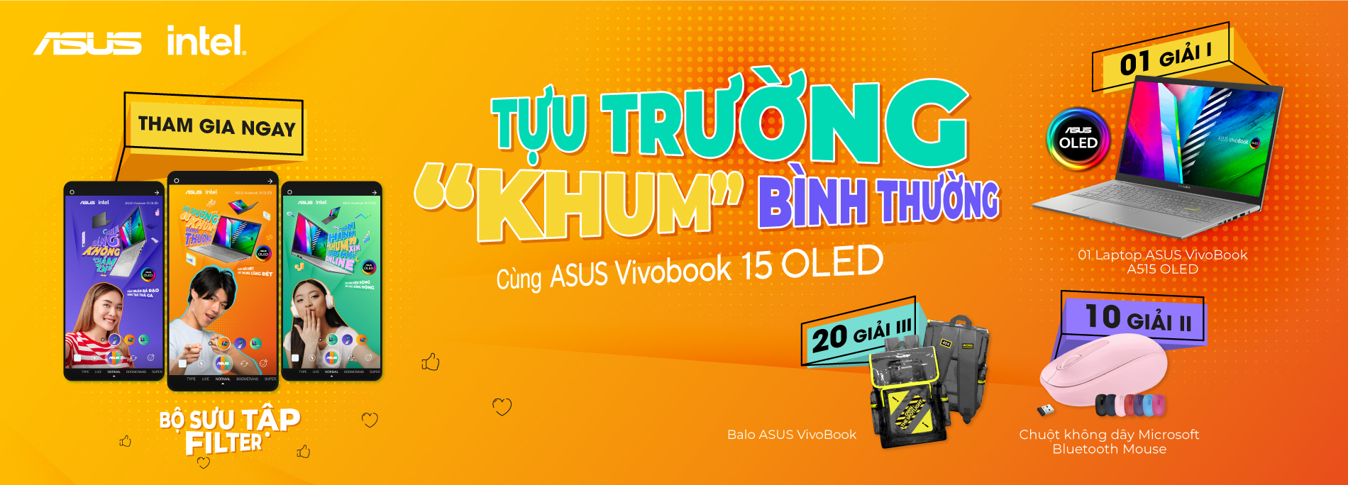 Tựu Trường "Khum" Bình Thường Cùng ASUS VivoBook 15 OLED (A515)