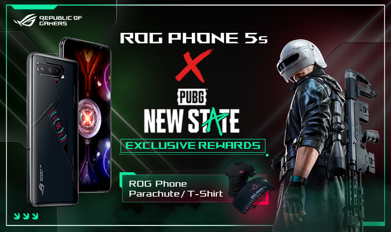 ROG Phone 5s x PUBG: NEW STATE Exclusive Rewards