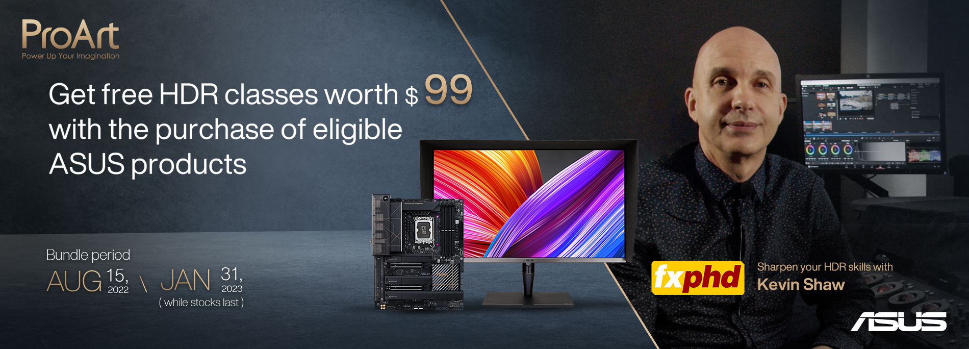ASUS x fxphd - Get free HDR classes with the purchases of eligible products