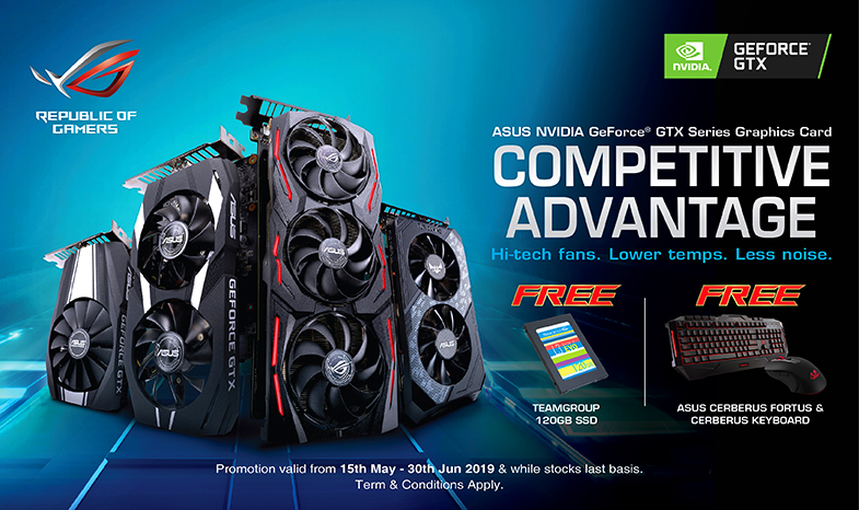 ASUS GeForce® GTX 10 Series and GTX 16 Series promotion