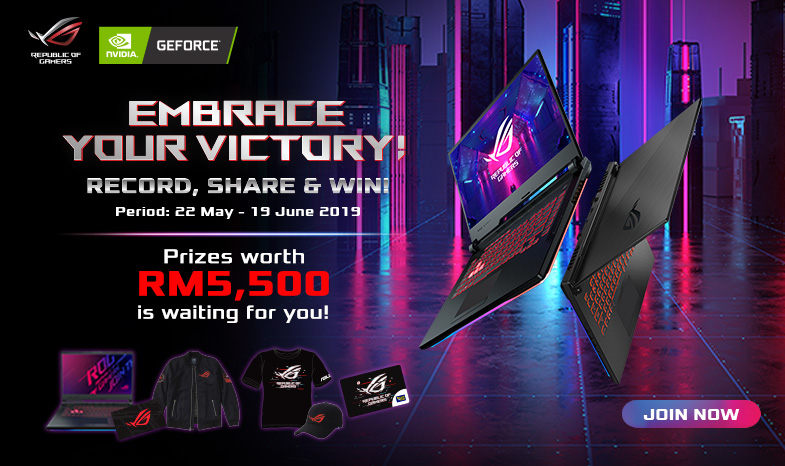 Embrace your victory! Capture & win up to RM5,500 worth of prizes!