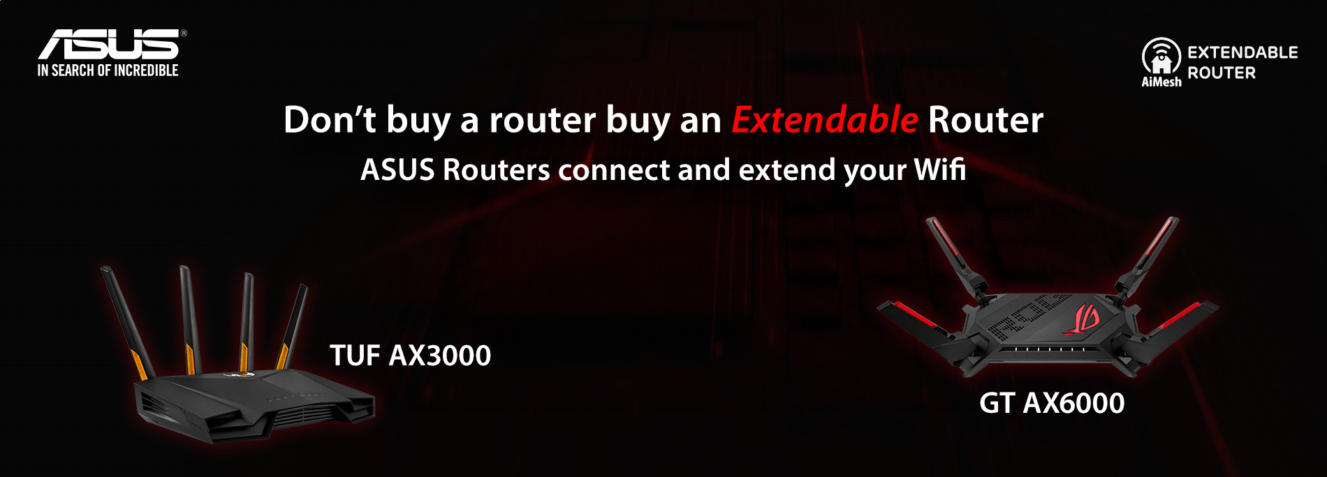 Upgrade Your Wi-Fi with ASUS Extendable Routers!