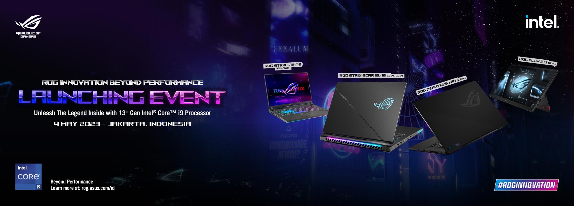ROG Innovation Beyond Performance - Launch Event