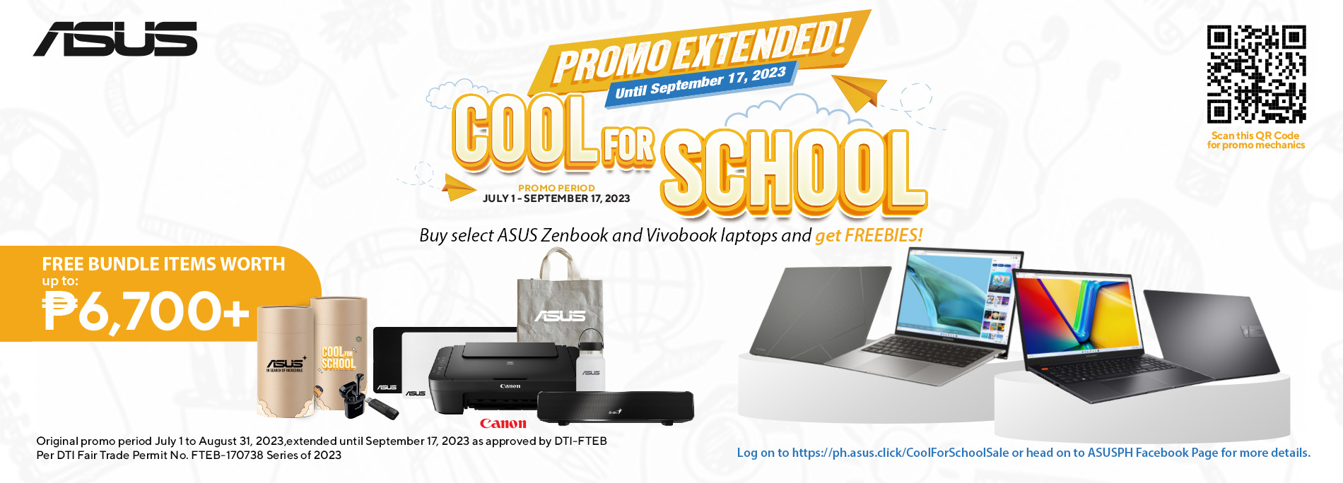 ASUS Cool For School 2023 - Participating Products