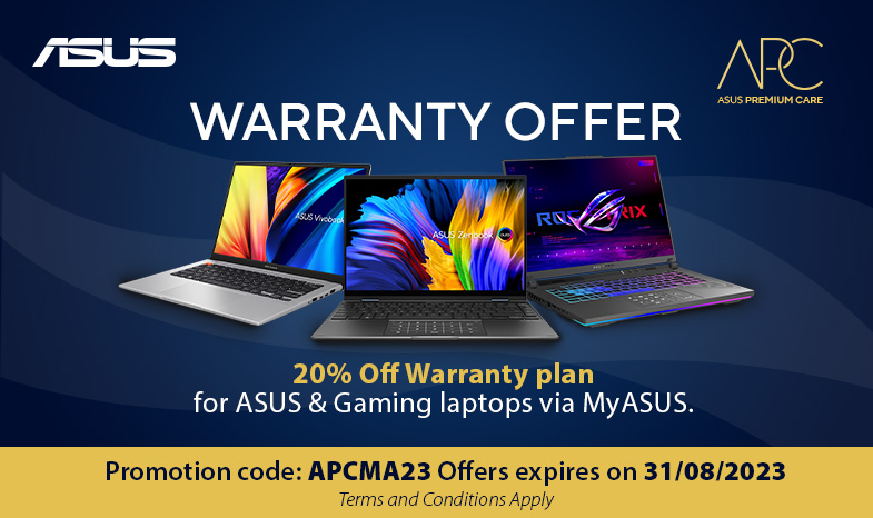 ASUS Premium Care Warranty Extension - 20% OFF