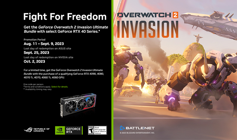 GeForce Overwatch 2 Invasion Ultimate Bundle with GeForce RTX 40 Series