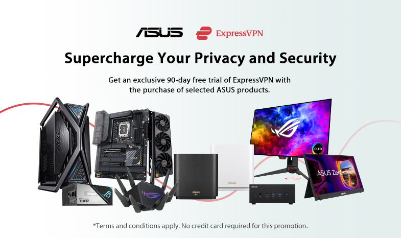 ASUS x ExpressVPN - Supercharge Your Privacy and Security (EMEA region)