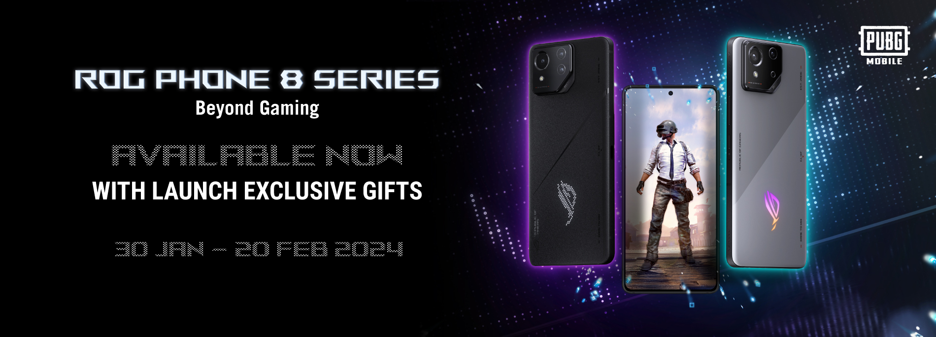 BUY ROG PHONE 8 SERIES | LAUNCH EXCLUSIVE GIFTS WORTH UP TO RM748!