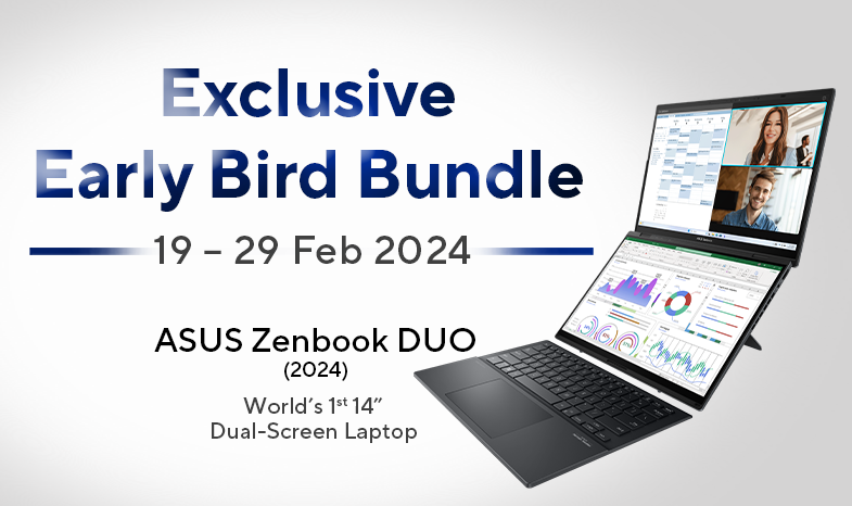 ASUS Zenbook DUO (UX8406): Available Now with Early Bird Reward worth RM1,288