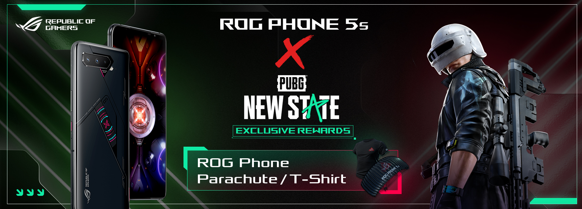 helper Van toepassing zijn wenselijk ROG Phone 5s x PUBG: NEW STATE Exclusive Rewards
