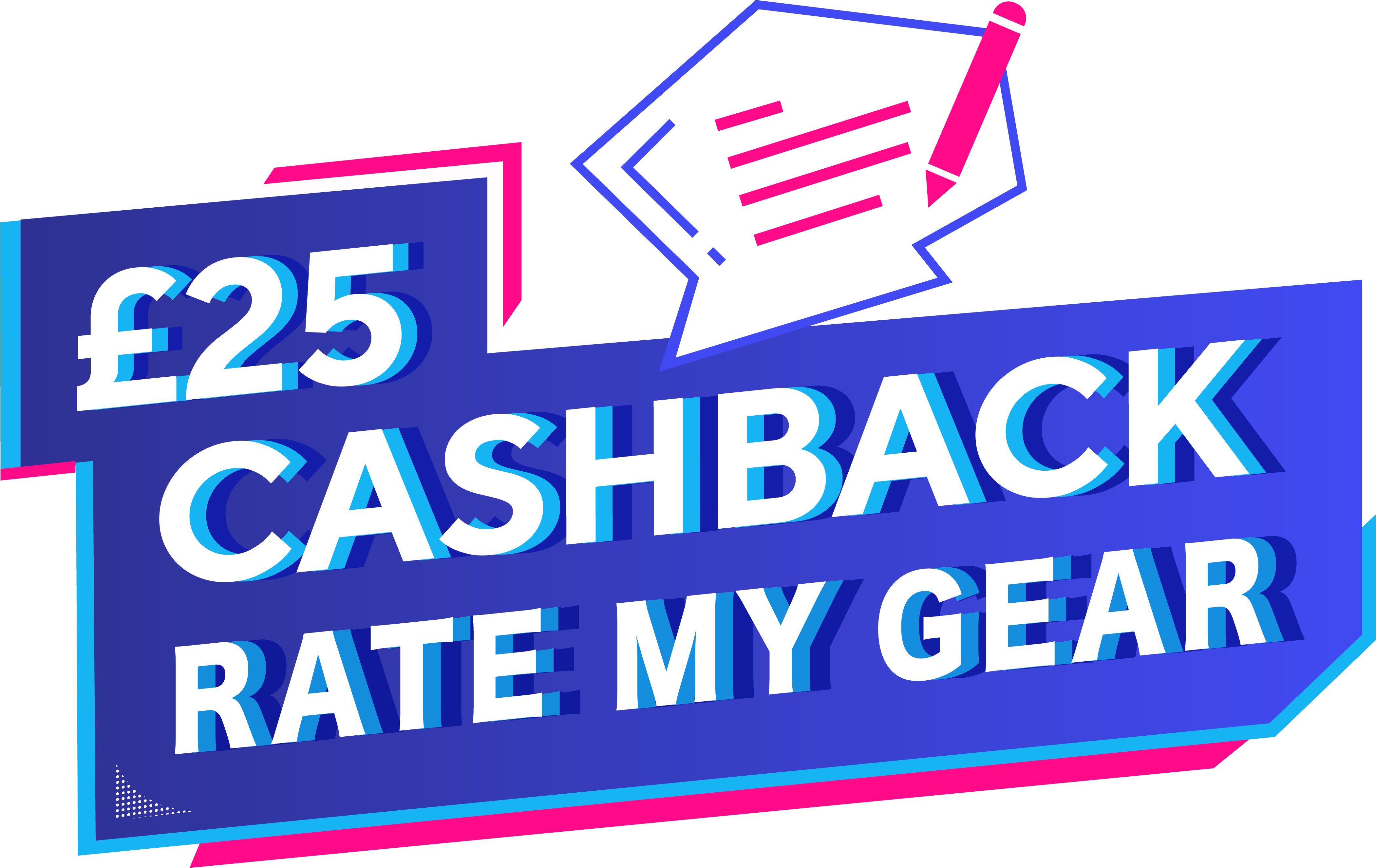Leave a review, get £25 cashback