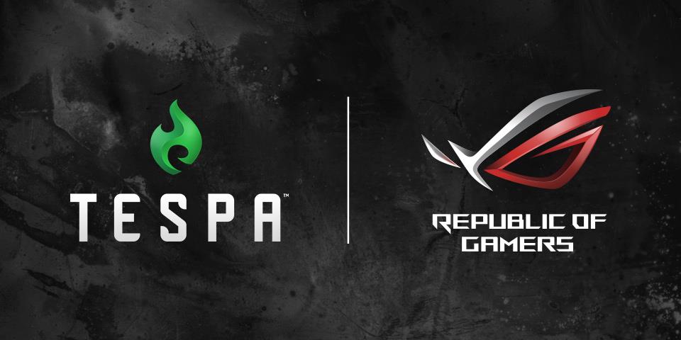 Tespa and ROG logos