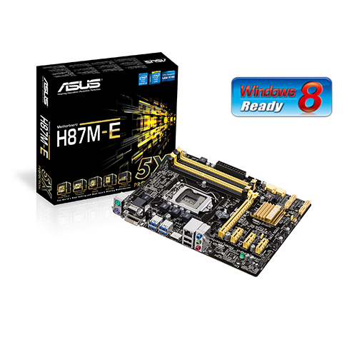 ASUS H87M-E LGA 1150 Intel H87 uATX Intel Motherboard