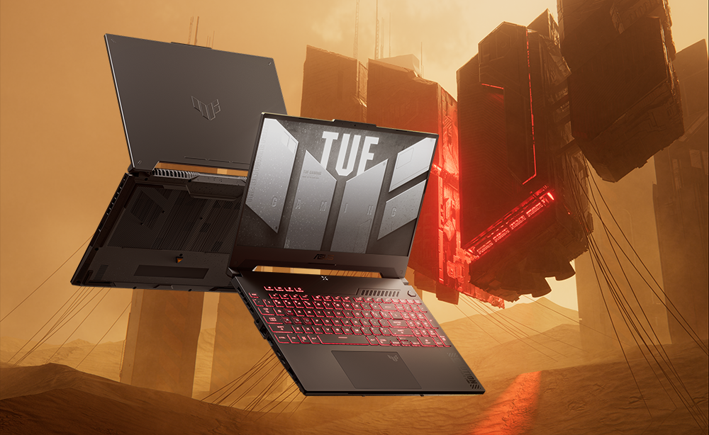 Asus TUF Gaming A17 Laptop 17.3 FHD Anti-Glare 144Hz AMD 8-core Ryzen 9  7940HS 16GB RAM 1TB SSD GeForce RTX 4070 8GB Backlit USB-C Hi-Res AI Noise