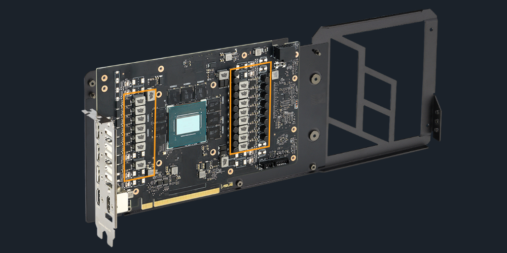 ASUS TUF NVIDIA GeForce RTX 4080 OC 16GB Graphics Card - 16 GB GDDR6X -  2.60 GHz Boost Clock - 256 bit Bus Width - PCI Express 4.0 - DisplayPort 
