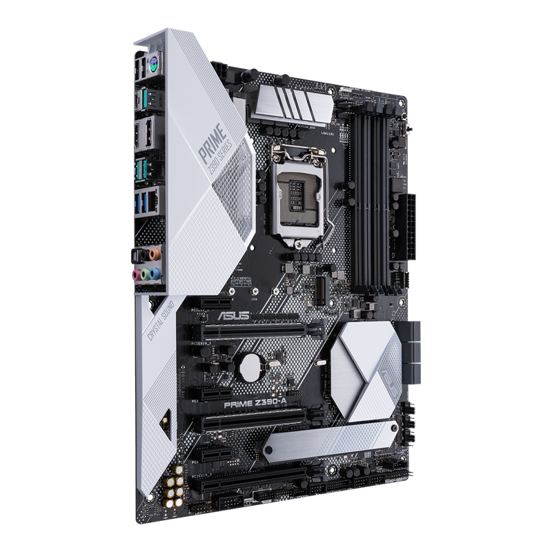 PRIME Z390-A front view, 45 degrees