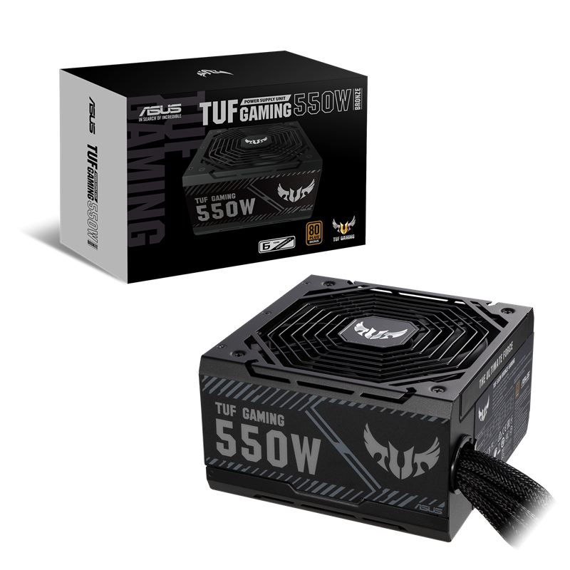 TUF Gaming 550W Bronze power supply and package