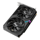 ASUS Dual GeForce RTX 2060 MINI 6GB GDDR6 graphics card, highlighting the fans
