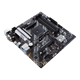 PRIME B550M-A/CSM motherboard, 45-degree right side view 