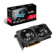 ASUS Dual Radeon™ RX 5500 XT EVO packaging and graphics card with AMD logo