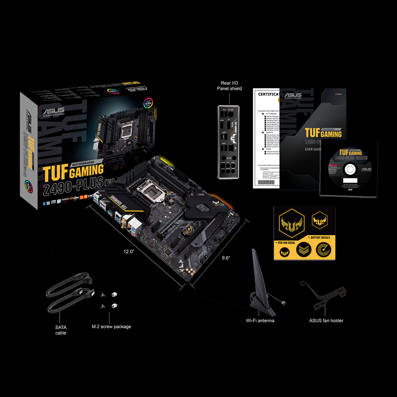 TUF GAMING Z490-PLUS (WI-FI) What’s In the Box image